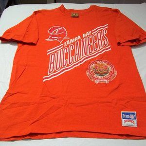 PRE-OWNED - NFL - TAMPA BAY BUCCANEERS - ORANGE TSHIRT - ADULT LARGE - NUTMEG